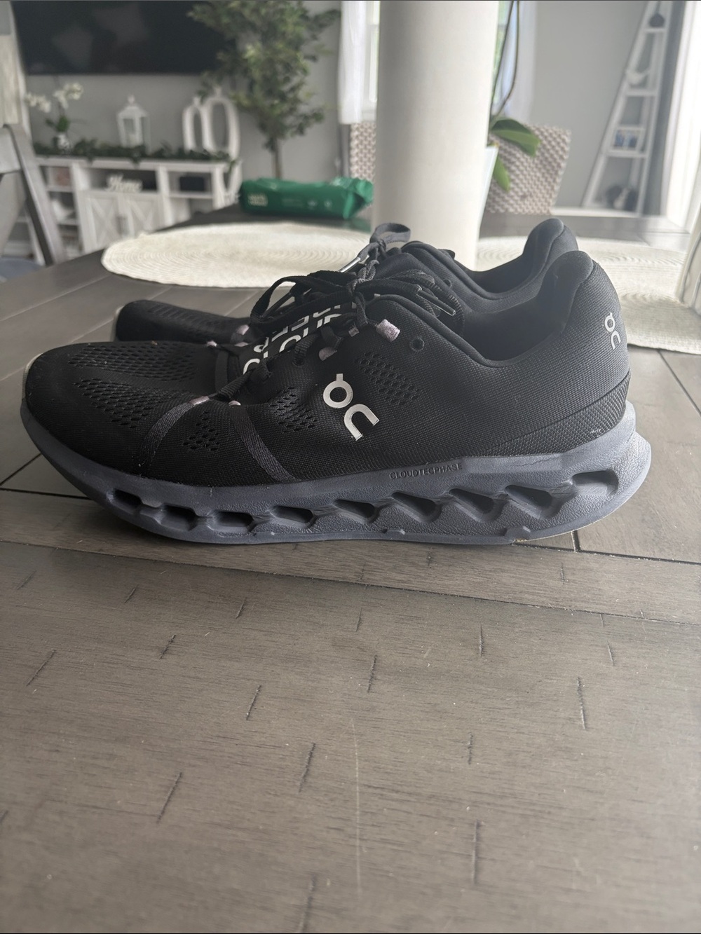 On Cloudsurfer Men’s Running Shoes Sneakers Black Size 12.5